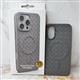 Силиконовый чехол Iphone 15 Pro Max Woven Phone Case плетенный с MagSafe, титан