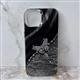 Задняя крышка Iphone 14 Pro Max кошачий глаз бабочка со стразами, черная