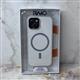 Задняя крышка Iphone 17 Air RMO металлическая оконтовка камеры, MagSafe, бархат внутри, белая