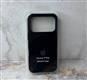 Силиконовый чехол Iphone 17 Pro Silicone case с лого, в блистере, черный