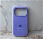 Силиконовый чехол Iphone 17 Pro Silicone case с лого, в блистере, сиреневый