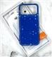Задняя крышка Iphone 18 Pro BiNKSON с MagSafe, силиконовый борт, рисунок звезды, синяя