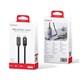 USB кабель Earldom EC-223 C-I Type-C - Lightning, 30W, с LED индикатором