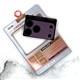 Защитное стекло на камеру Camera Lens Iphone 17 Pro Full Lens Coverage, AR+AF металлическое, бордовое
