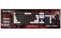 Клавиатура проводная игровая DEFENDER Dark Knight GK-077 RU, 104кн, RGB подсветка, бел-черная (1/20)