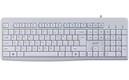 Клавиатура проводная Acer OKW400 белый USB Multimedia (ZL.KBDEE.01B) кабель 1.8м