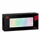Клавиатура беспроводная REDRAGON Anubis RGB, игровая механическая, Bluetooth и 2.4G, тонкая, 87 к., б.п., белая (1/10)