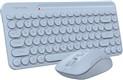 Комплект беспроводной Клавиатура+Мышь A4TECH Fstyler FG3200 Air клав:синий мышь:синий USB slim Multimedia