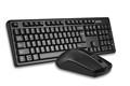 Комплект беспроводной Клавиатура+Мышь A4TECH 3000NS, USB Multimedia, клав: черная мышь: черная (1/10)