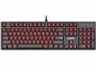 Клавиатура проводная механическая игровая DEFENDER Quest GK-596 RU, 104кн, SNK, черная (1/20)