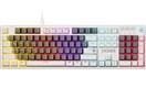 Клавиатура проводная механическая игровая DEFENDER Dasher GK-472 RU, 104кн, YH красн, 1.5м, серый/белый (1/10)