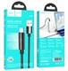 Кабель HOCO U125 Benefit USB - Lightning, 2.4А, 1.2 м, черный