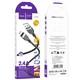 Кабель HOCO X109 Energy USB - Lightning, 2.4А, 2 м, черный
