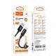 Кабель HOCO X89 Wind USB - Lightning, 2.4А, 2 м, черный