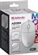 Мышь проводная DEFENDER Azora MB-241 3 кнопки, сенсор 1200dpi, RGB подсветка, провод 1,8м, белый (1/100)