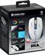 Беспроводная игровая мышь DEFENDER Dila MM-282 подсветка, 6кн., подключение 2.4, сенсор 1800dpi, бело-синий (1/60)