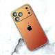 Задняя крышка Iphone 17 Pro Max/18 Pro Max матовая, градиент, защита камеры, в тех.паке., оранжевая