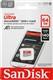 Карта памяти MicroSD 64GB SanDisk Class 10 Ultra UHS-I A 1 (140 Mb/s) без адаптера