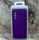 Силиконовый чехол Huawei Honor X6E SILICONE COVER без логотипа, в блистере, фиолетовый