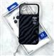Задняя крышка Iphone 17 Pro/18 Pro Tadagee AIRITI, Bamboo Weaving ART матовая с MagSafe, рисунок полосы, открытые кнопки, темно-серая