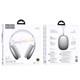 Беспроводные наушники накладные HOCO W65 Happy, Bluetooth, серебристый