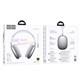 Беспроводные наушники накладные HOCO W65 Plus Happy, Bluetooth, серебристый