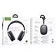 Беспроводные наушники накладные HOCO W65 Plus Happy, Bluetooth, серый металлик