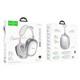 Беспроводные наушники накладные HOCO W55 Plus, Bluetooth, серебро