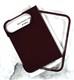 Задняя крышка Iphone 18 Fold TechWoven Case тканевый с бархатом внутри + окантовка из пластика, MagSafe, коричневая