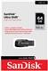 Флеш-накопитель USB 3.0 64GB SanDisk Shift, чёрный