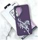 Задняя крышка Samsung Galaxy S26 Ultra CASESH пластиковая, с MagSafe, металл. контовка камеры, рисунок лошадь, сиреневая
