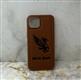 Задняя крышка Iphone 16 Pro IRON MAN под кожу с Орлом, в тех. паке., коричневая