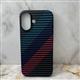 Задняя крышка Realme Note 70 пластиковая под карбон, в тех.паке., три полосы