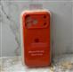 Силиконовый чехол Iphone 17 Pro Max Silicone Case, с защитой камеры, с логотипом, в блистере, оранжевый