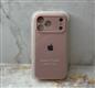 Силиконовый чехол Iphone 17 Pro Max Silicone Case, с защитой камеры, с логотипом, в блистере, пудра