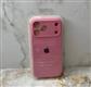 Силиконовый чехол Iphone 17 Pro Max Silicone Case, с защитой камеры, с логотипом, в блистере, розовый