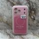 Силиконовый чехол Iphone 17 Air Silicone Case с MagSafe, защита камеры, в блистере, розовый 8290160406