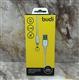 USB кабель Budi для Micro USB, 2.4A, 1M, (DC158M10W), белый