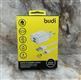 Блок питания Budi 2 USB, 12W 2.4A, кабель USB для Lightning, 1M, (AC356ELW) белый