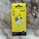 USB кабель Budi для Lightning, 3A, 1M, (DC011L10W), белый