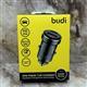 Автомобильное ЗУ Budi, USB+Type-C, 30W, прозрачный корпус (CC633B), черное