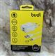 Блок питания Budi 2 USB, 12W 2.4A, кабель USB для Micro USB, 1M, (AC356EMW) белый