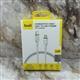 Type-C кабель Budi для Type-C, PD65W, 2.1M, (DC261TT21W), белый