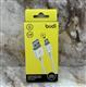 USB кабель Budi для Micro USB, 2.4A, 1M, (DC011M10W), белый