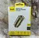 Автомобильное ЗУ Budi Mini, USB+Type-C, 30W, (CC630G), золотое