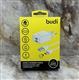 Блок питания Budi 2 USB, 12W 2.4A, кабель USB для Type-C, 1M, (AC356ETW) белый