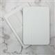 Чехол-книга SMART FOLIO для планшета Ipad Pro 13 2024, с лого, силиконовый, бархат внутри, белый