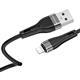 Кабель USB - Lightning Borofone BX46 1M, silicone, 2.4A, черный