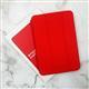 Чехол-книга SMART FOLIO для планшета Ipad Pro 13 2024, с лого, силиконовый, бархат внутри, красный