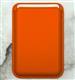 Визитница под кожу, в блистере, оранжевая